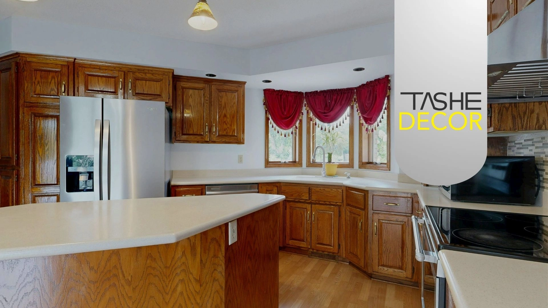 مطابخ خشب طبيعي