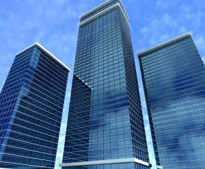 واجهات زجاجية للمباني التجارية