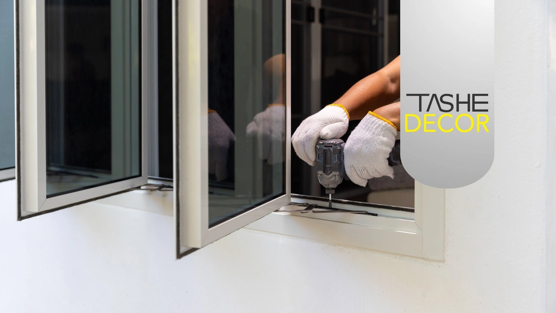 تاشي ديكور (Tashe Decor) المتخصصة في تركيب شبابيك الألوميتال وأعمال الديكور الحديثة